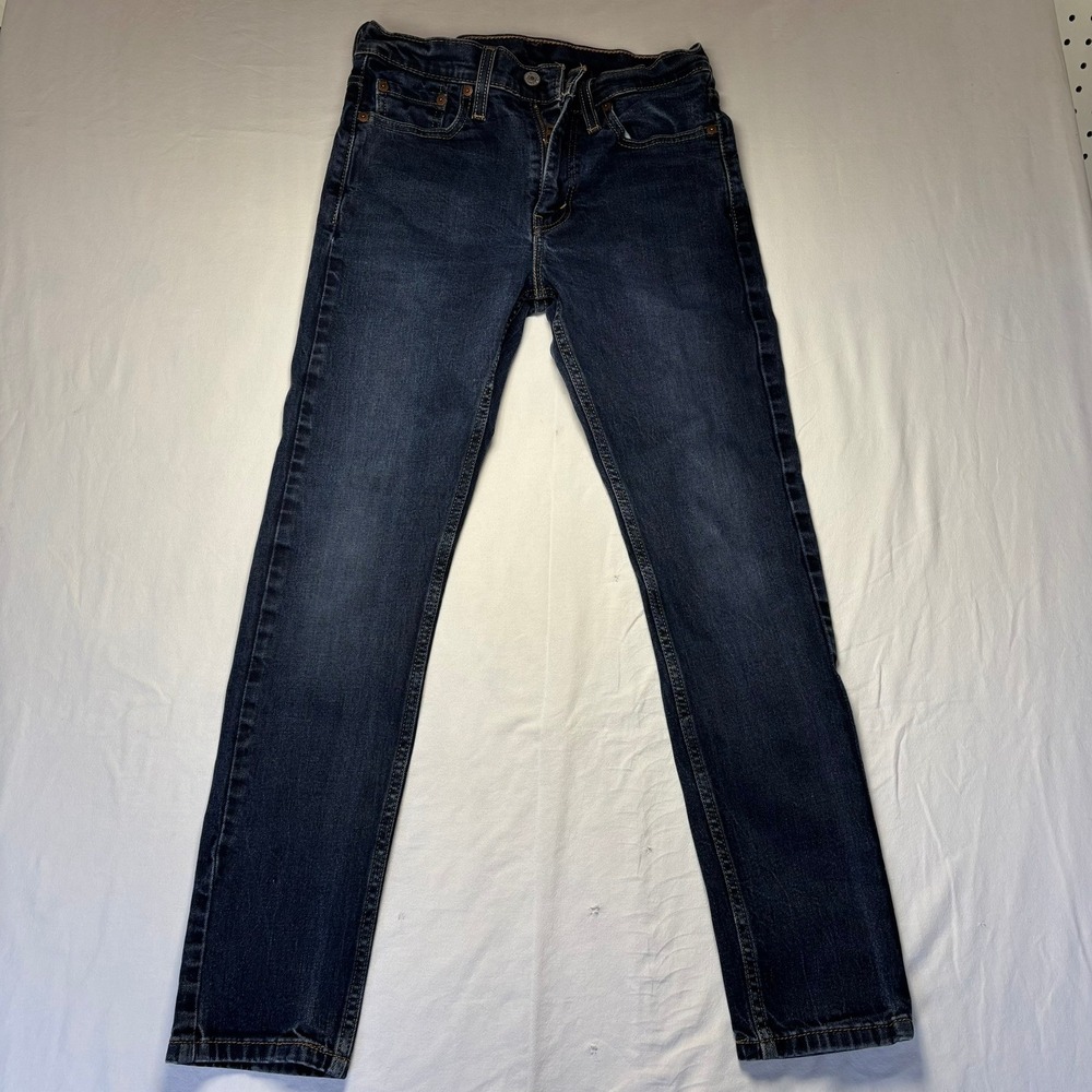 Levi's 510 Skinny Jeans Mens 30x30 Fits 30x28 Dark Wash Blue Denim Stretch